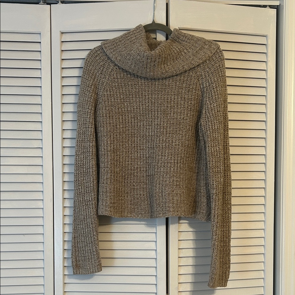Mossimo Supply Co. Women's Cowl Neck Sweater - Brown